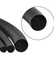 Round Rubber Seal Strip – Round Rubber Seal Cord/Strip for Gap Sealing, Flexible Material, Weatherproof, Cut to Length, Multiple Diameters Available